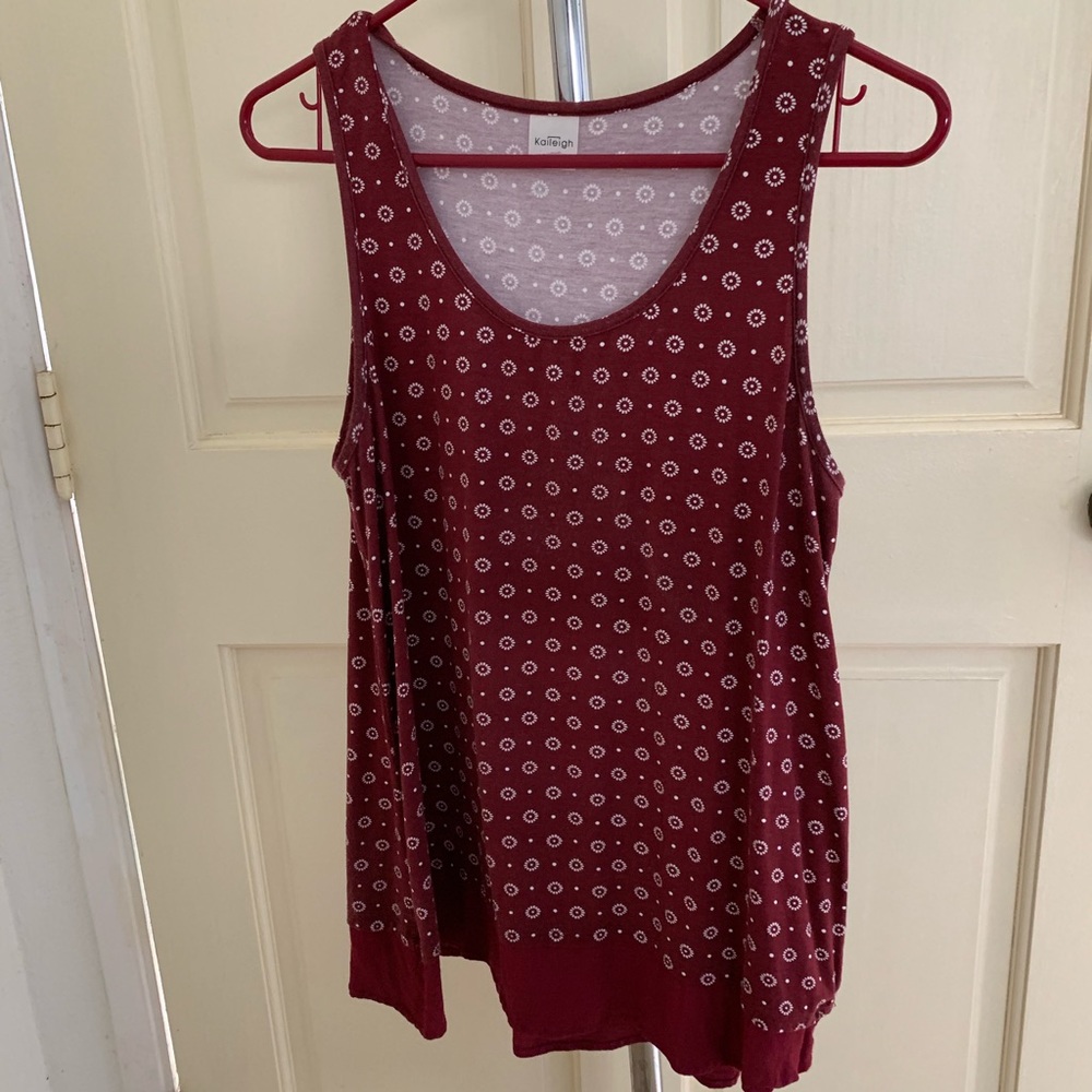 Stitch Fix Kaileigh M Mixed Material Knit Tank